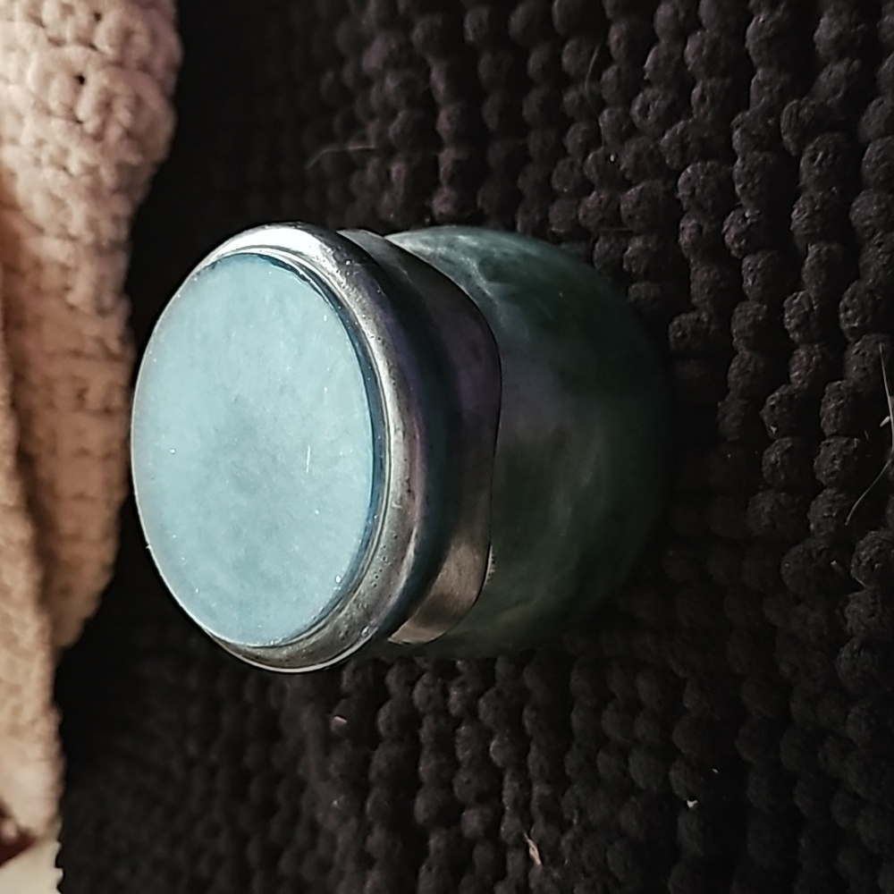 Handmade resin storage jars